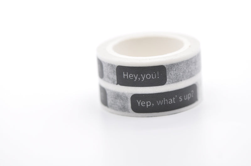 Message Masking Washi Tape 20mm x 5 Meters