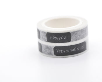 Message Masking Washi Tape 20mm x 5 Meters