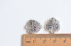 20 pcs Antique Silver Rondelle Heart Charms 9x11mm A900