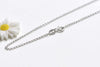 925 Sterling Silver Rolo Necklace Chain 18" Jewelry Making Silver/Platinum/Gold/Rose Gold