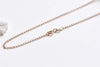 925 Sterling Silver Rolo Necklace Chain 18" Jewelry Making Silver/Platinum/Gold/Rose Gold