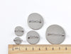 10 pcs Stainless Steel Base Bezel Brooch Back Match 6mm-30mm Cameo