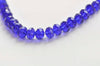 One Strand Faceted Rondelle Crystal Glass Abacus Beads 8x10mm