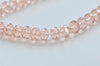 One Strand Faceted Rondelle Crystal Glass Abacus Beads 8x10mm