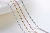 925 Sterling Silver Twisted Link Necklace Chain 16" 18" Silver/Platinum/Gold/Rose Gold