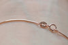 925 Sterling Silver Snake Cobra Necklace Chain 18" Silver/Platinum/Gold/Rose Gold