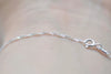 925 Sterling Silver Spiga Necklace Chain 16" 18" Width 1.2mm Silver/Platinum/Gold/Rose Gold