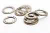 Antique Bronze Textured Dotted Circle Ring Charms 22mm Set of 20 A6680