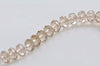 One Strand Faceted Rondelle Crystal Glass Abacus Beads 8x10mm