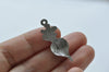 10 pcs of Antique Silver Radish Carrot Charms 12x34mm A440