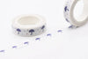 Skinny Umbrella Washi Tape Masking Tape 10mm x 5M Roll