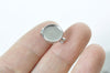 10 pcs Stainless Steel Base Bezel Brooch Back Match 6mm-30mm Cameo