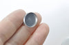 10 pcs Stainless Steel Base Bezel Brooch Back Match 6mm-30mm Cameo