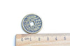 10 pcs Antiqued Bronze SUPER Thick Traditional Chinese Bagua Amulet Charms 25.5mm A924