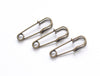 10 pcs Antique Bronze Small Kilt Pin Safety Pins Broochs 27mm