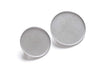 10 pcs Stainless Steel Sawtooth Base Bezel Brooch Back Match 25mm/30mm/35mm Cameo