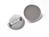 10 pcs Stainless Steel Sawtooth Base Bezel Brooch Back Match 25mm/30mm/35mm Cameo