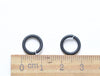 20 pcs Matte Black Jump Rings Size 10mm 17gauge A7513