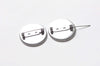 10 pcs Stainless Steel Sawtooth Base Bezel Brooch Back Match 25mm/30mm/35mm Cameo