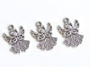 20 pcs of Antique Silver Angel Charms 14x20mm