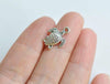 10 pcs Antique Silver Sea Turtle Charms Pendants Jewelry 13x16mm