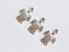 10 pcs Antique Silver Sea Turtle Charms Pendants Jewelry 13x16mm