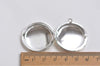 Shiny Silver Blank Locket Round Photo Lockets 20mm/32mm Set of 4 pcs