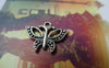 Accessories - 20 Pcs Antique Silver Pewter Flat Filigree Butterfly Charms 16x20mm A5686