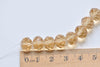 Champagne Gold Faceted Rondelle Crystal Glass Abacus Beads 8x10mm