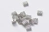 Rectangle Beads Antique Silver Rondelle Spacer Beads Charms 8x10mm