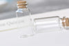 10 pcs Clear Glass Bottles Empty Vials Jars With Corks A8615