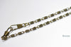 Bronze Purse Frame Wheat Chain/ 40cm(15") and 110cm(43") Available