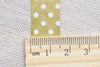 Green Polka Dots Adhesive Washi Tape 15mm Wide x 5M Roll A12499