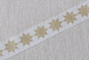 Gold Snowflake Tree Leaf Masking Washi Tape 15mm x 5M A12749