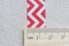 Red Chevron Wave Masking Washi Tape 15mm x 10M Roll A12770