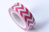 Red Chevron Wave Washi Tape 15mm x 10M Roll A12741