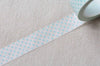 Blue Polka Dots Adhesive Washi Tape 15mm Wide x 10M Roll A12928