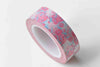 Pink Flowers Washi Tape 15mm x 10M A12998