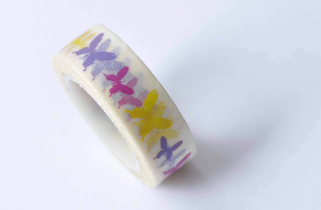Colorful Butterfly Washi Tape 15mm x 10M Roll A12800