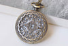 Antique Bronze Filigree Chinese Coin Pocket Watch Necklace Set of 1 A261