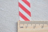 Red Stripes Deco Washi Tape 15mm Wide x 10M Roll A12985