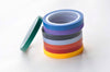 Colorful Washi Tape Set | Set of 8 Colors | 5mm Wide x 5M A13172