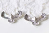 Flying Bird Connector Antique Silver Eagle Hawk Pendants Set of 10 A881