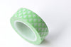 Cute Green Washi Tape 15mm x 10M  A13350