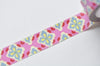 Flower Adhesive Washi Tape 15mm Wide x 10M Roll A12038