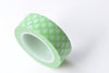 Cute Green Washi Tape 15mm x 10M  A13350