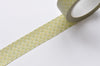 Fancy Polka Dots Adhesive Masking Washi Tape 15mm x 10M Roll A13378