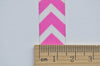 Pink Chevron Wave Washi Tape 15mm Wide x 10M Roll A12332