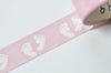 Translucent Pink Baby Footprint Washi Masking Tape 15mm x 5M Roll A12169