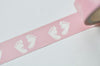 Translucent Pink Baby Footprint Washi Masking Tape 15mm x 5M Roll A12169